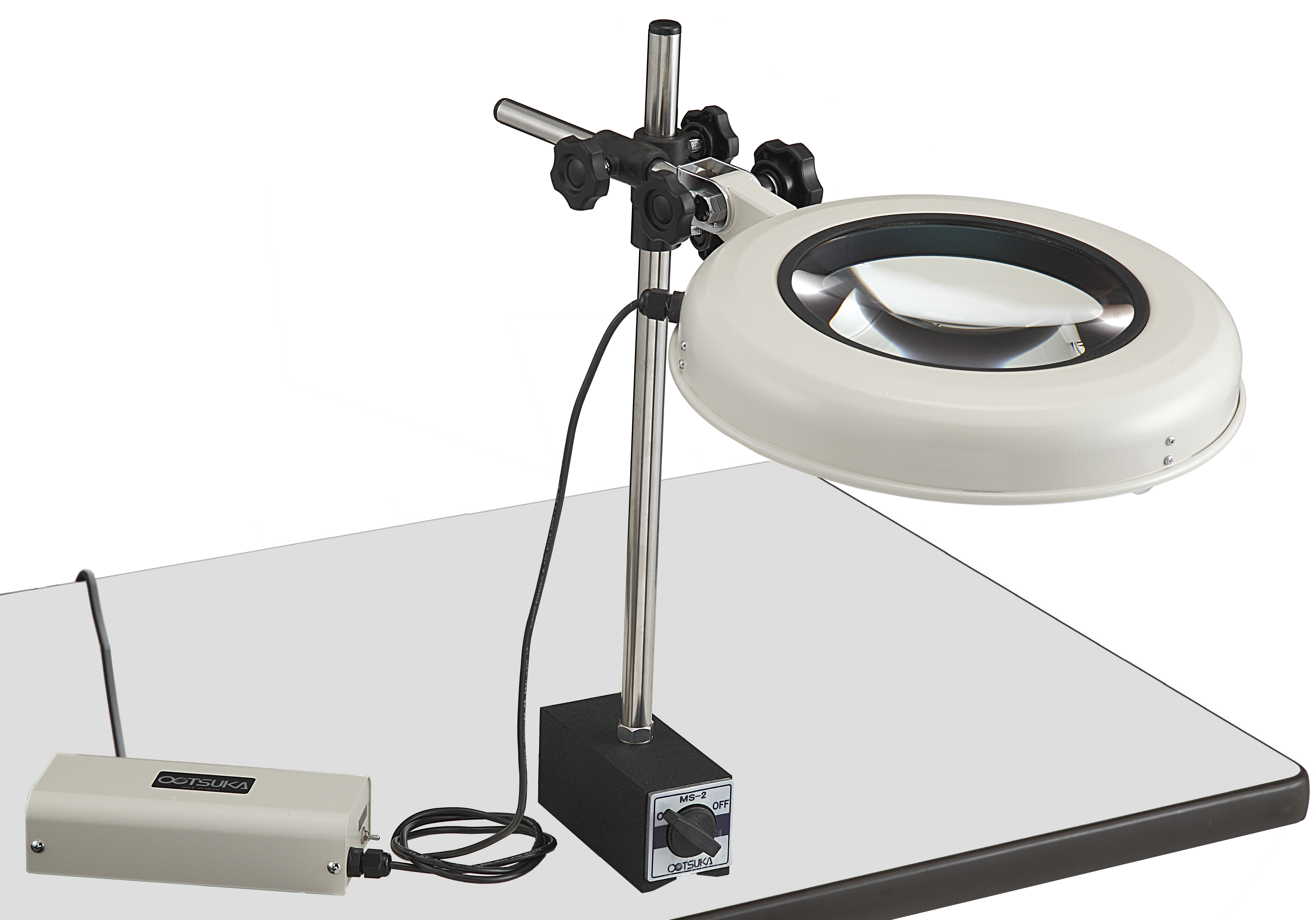オーツカ光学 (OOTSUKA) LED照明拡大鏡・調光なし SKKL-CF ラウンド4倍
